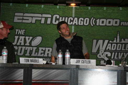 Jay Cutler Show Waddle and Silvy Tommy Nevin's Evanston HUNKSrHANDBAGS