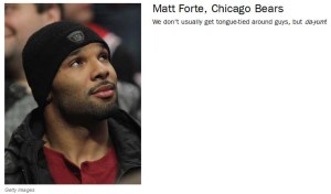 Matt Forte Chicago Bears NFL 2013 HOTTIE HUNKSrHANDBAGS